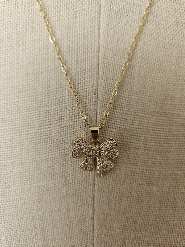 Collier Cassie - Nœud scintillant