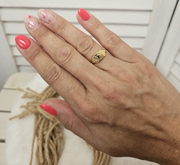 Bague Soleil Dorée