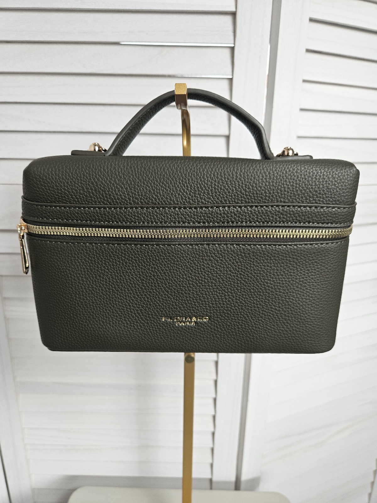Sac vanity Flora et Co kaki