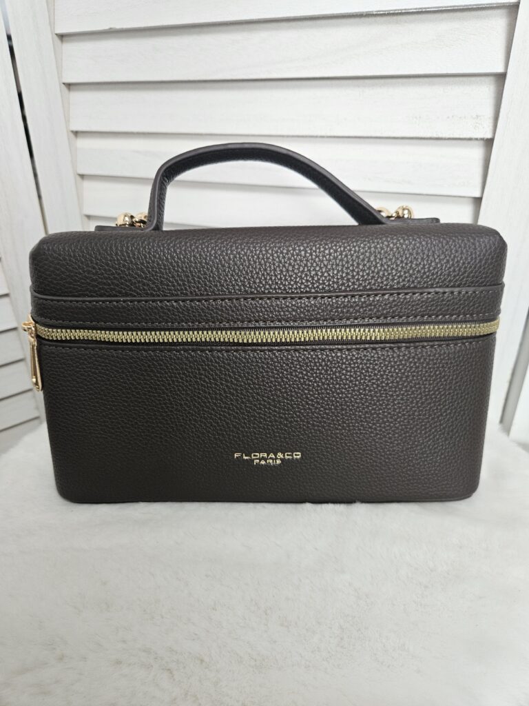 Sac vanity Flora et Co marron