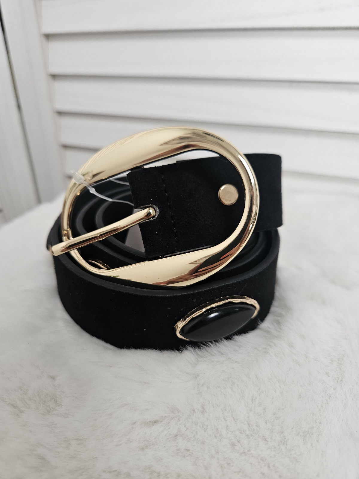 Ceinture effet suédine
