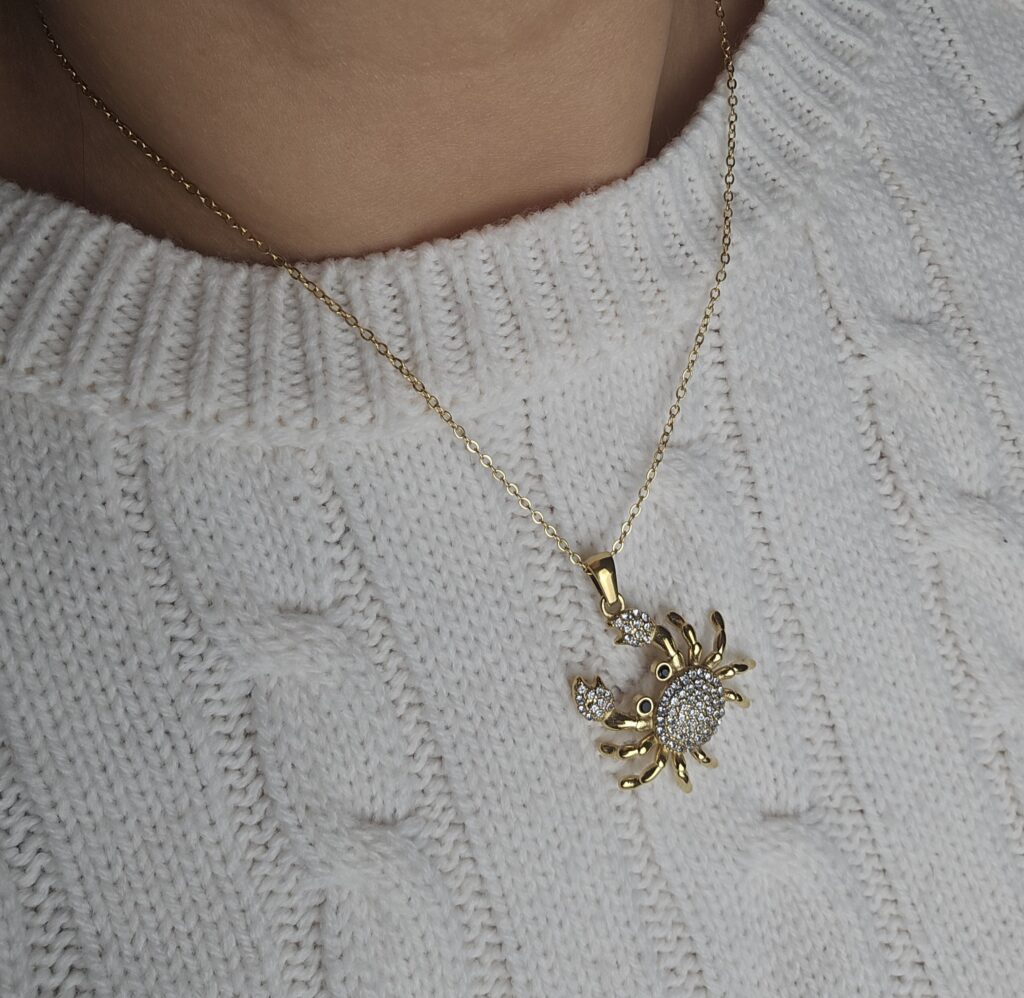 Collier Marina - Crabe scintillant