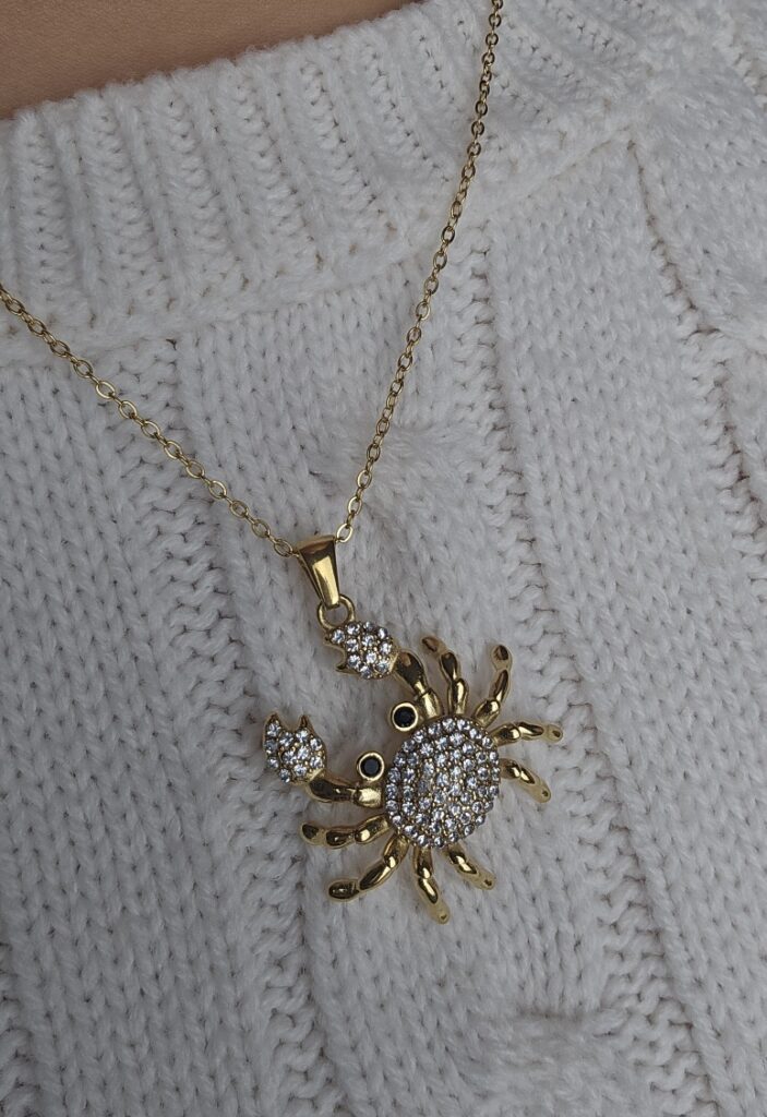 Collier Marina - Crabe scintillant