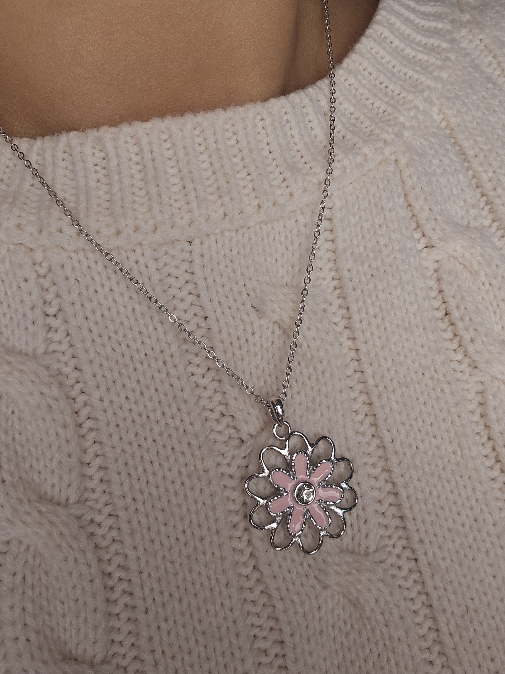 Collier Fleur Rosalie – Image 2