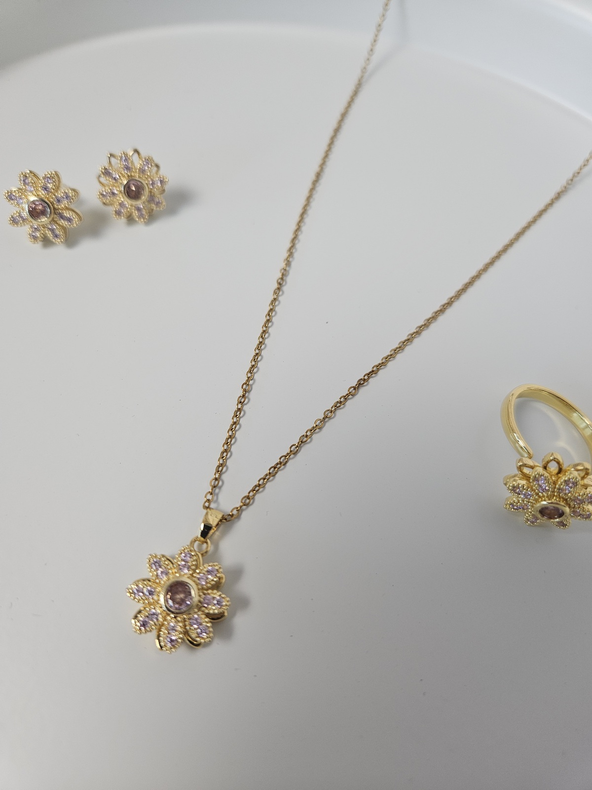 Parure Floral - Fleur rotative