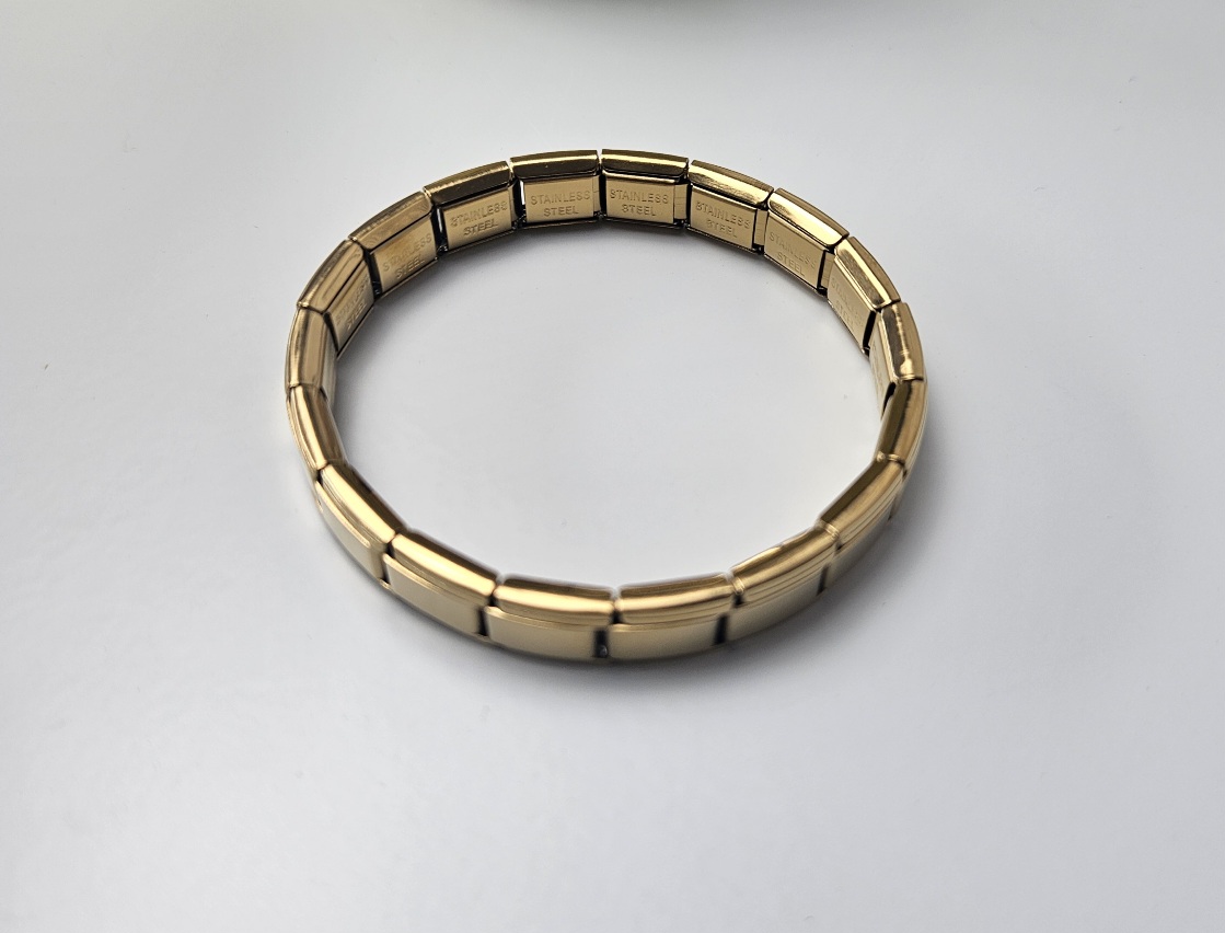 Bracelet modulable doré - Base à personnaliser