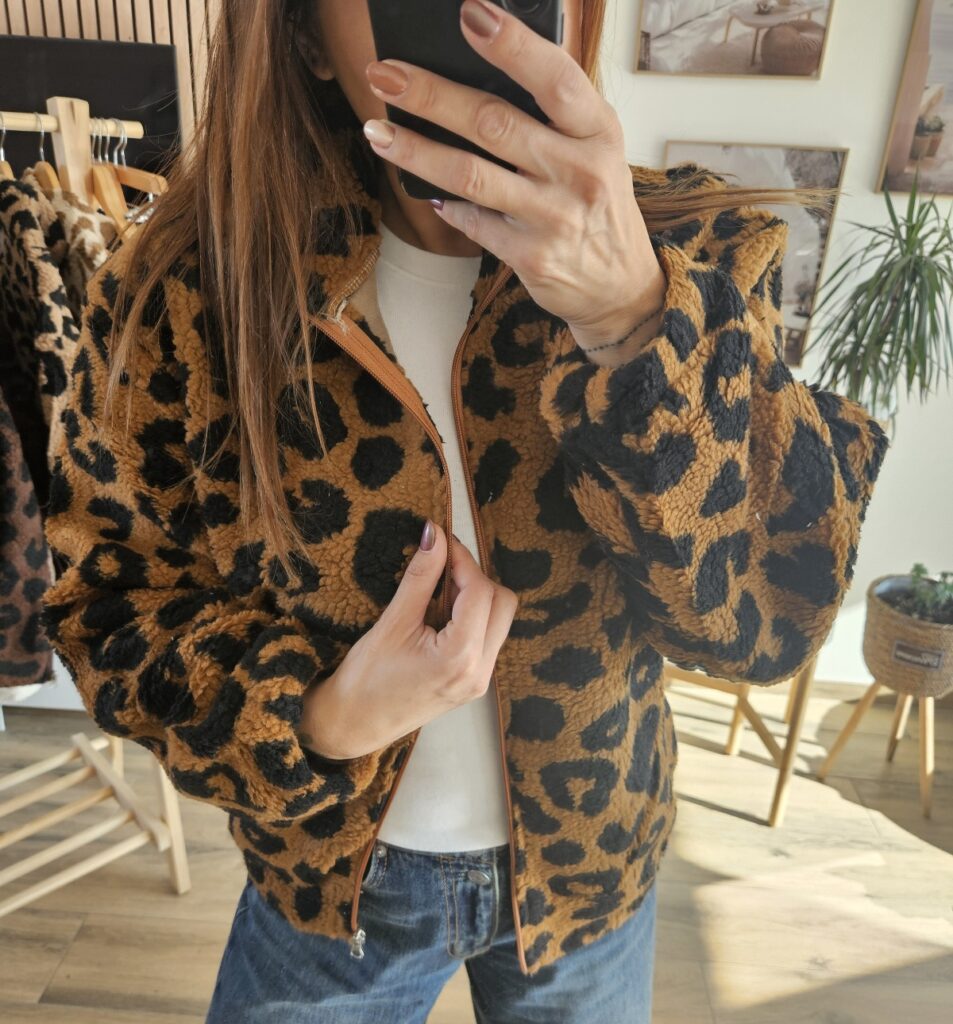 Veste Polaire Léonie - Léopard